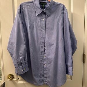 Ralph Lauren Women’s Blue Button Down Shirt